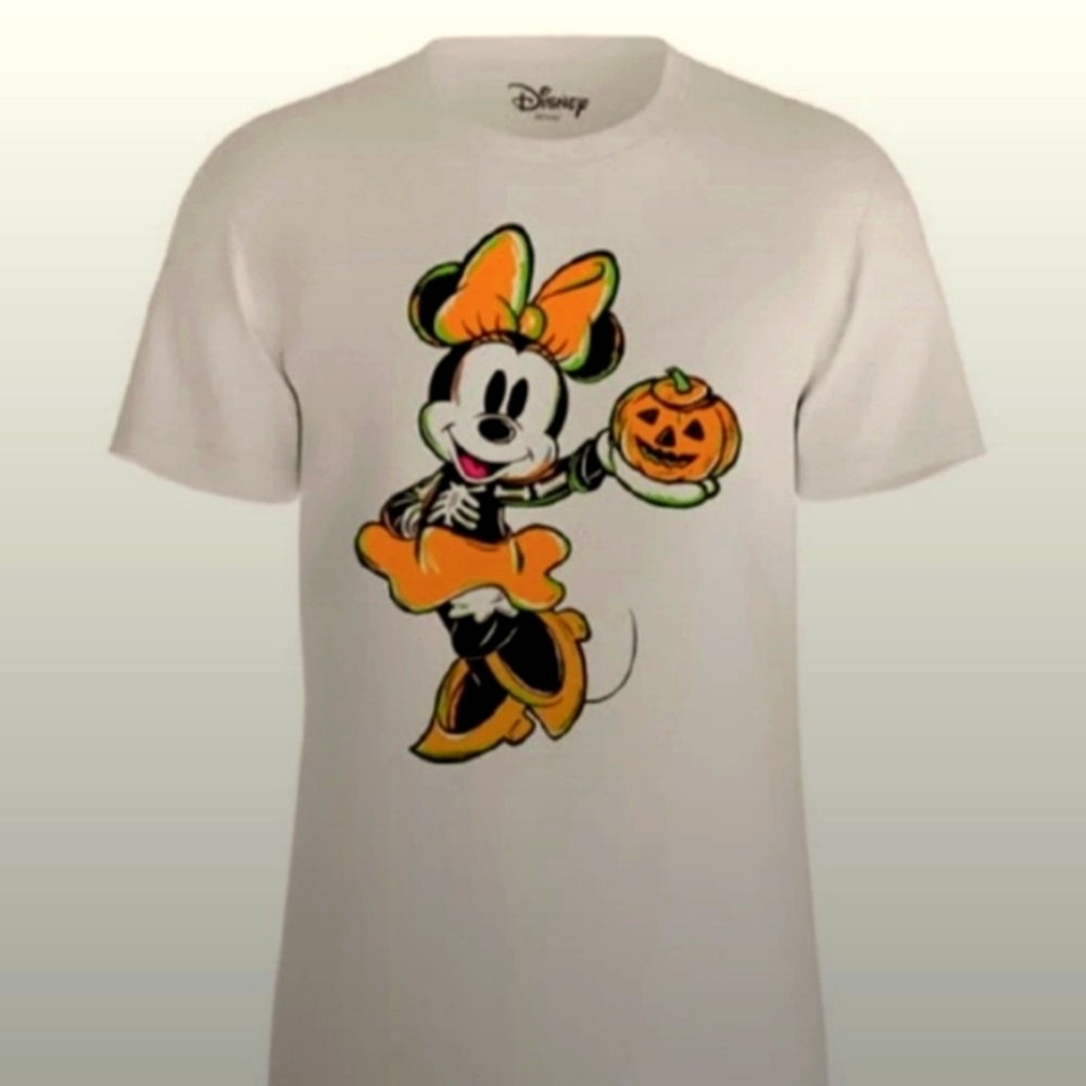 Disney Minnie Mouse Halloween/Pumpkin Short Sleeve Tee NWOT